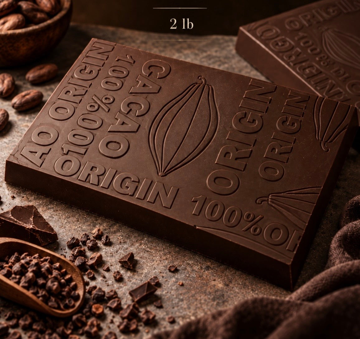100% Dark chocolate Baking Block
