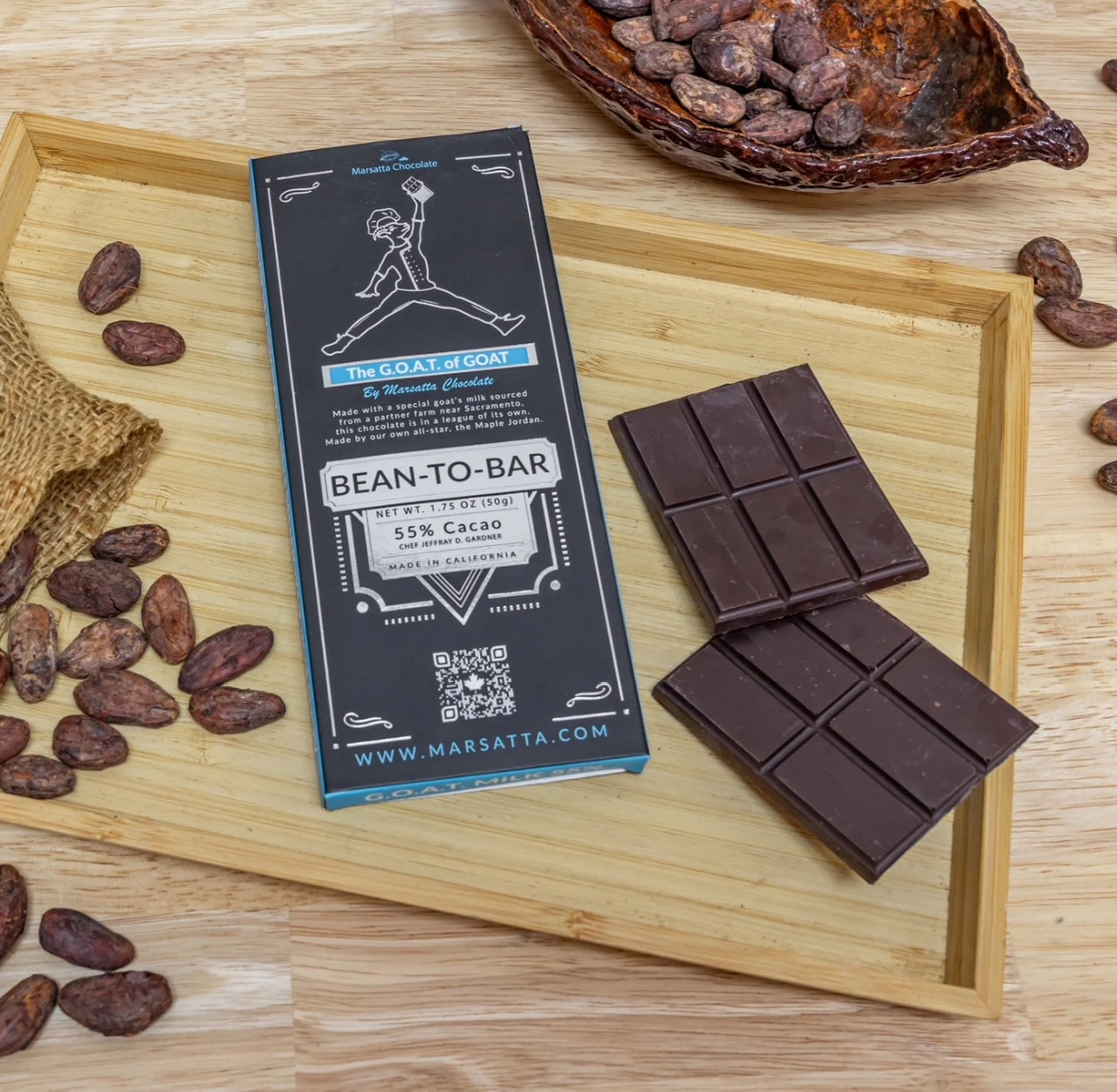 55% Goats Milk Chocolate Bar