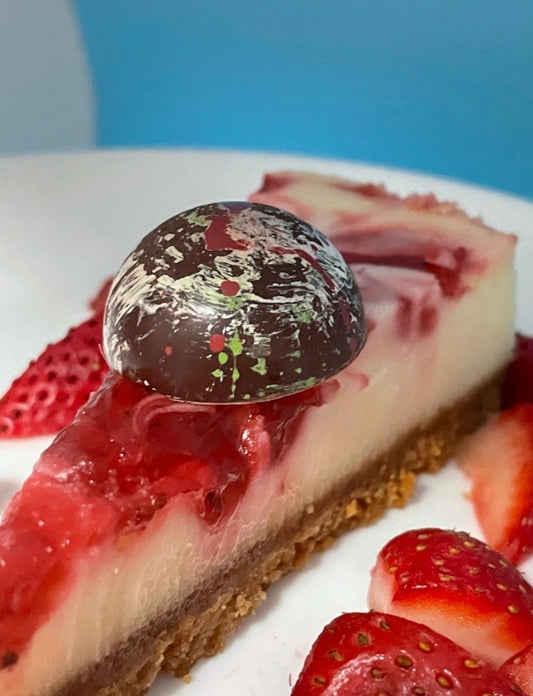The Making of the Strawberry Cream Cheese Bonbon