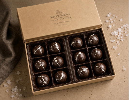 Pacific Ocean Salted Caramel Bonbon 12 Piece Collection