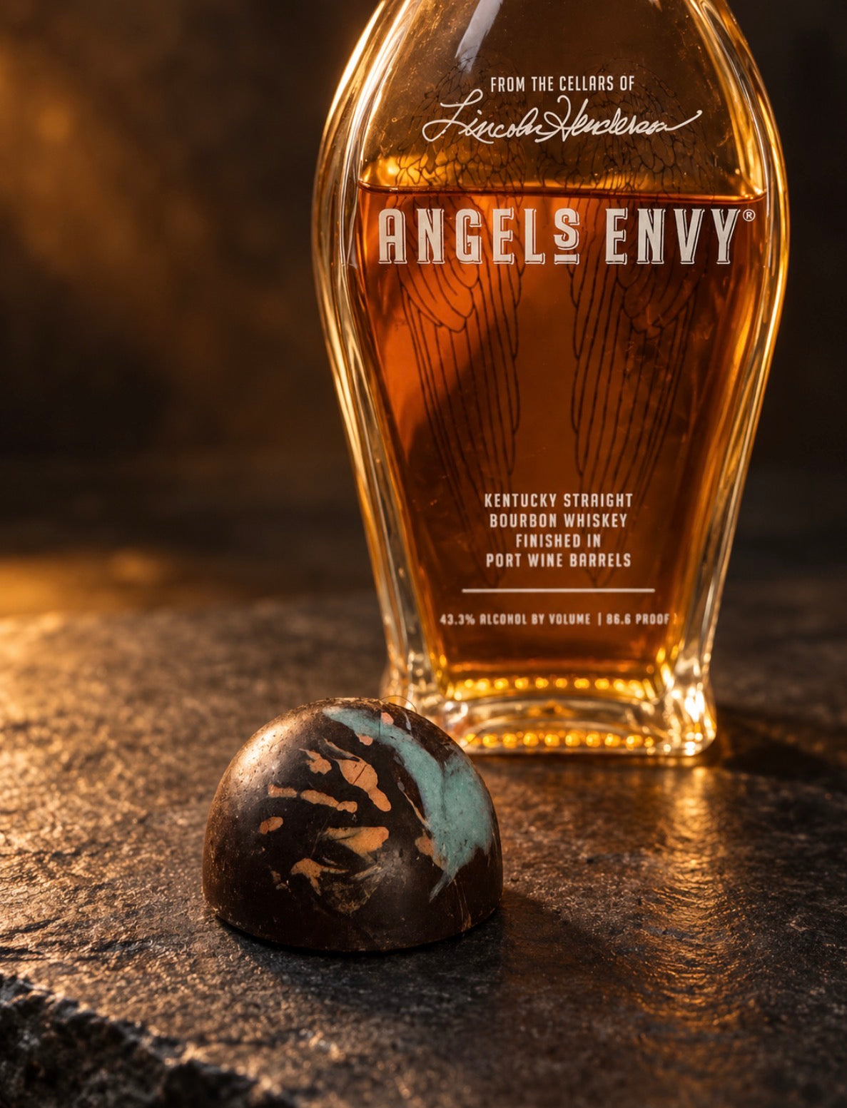 Angel's Envy Bourbon & Ginger Bonbon