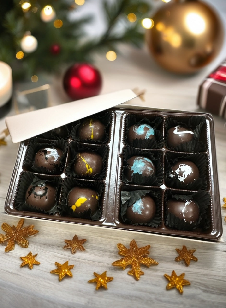 Marsatta's Bean to Bar 12 Piece Signature Bonbon Collection - KRAFT BOX