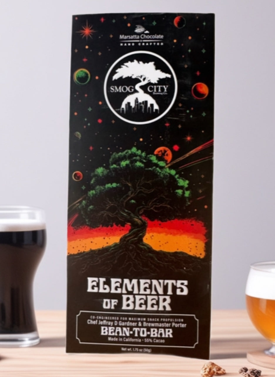 Elements of Beer - Smog City Brewing Collaboration | 55% Bean to Bar Chocolate with Malt & Orange