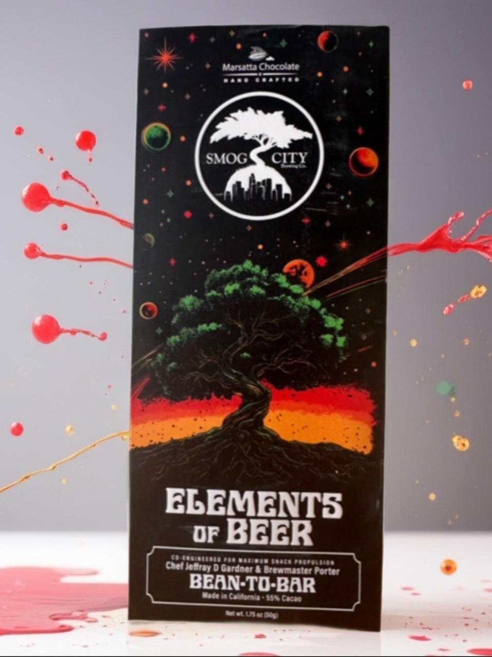 Elements of Beer - Smog City Brewing Collaboration | 55% Bean to Bar Chocolate with Malt & Orange